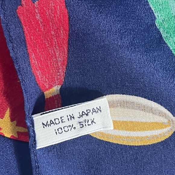 🎄Scarf Christmas Ornaments Print 100% Silk - Picture 10 of 10